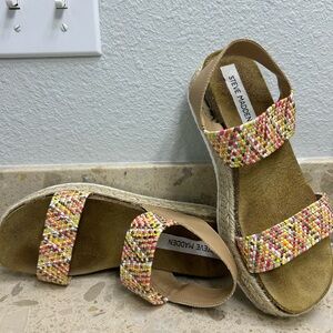 Steve Madden Multicolor Woven Women's Sandals
